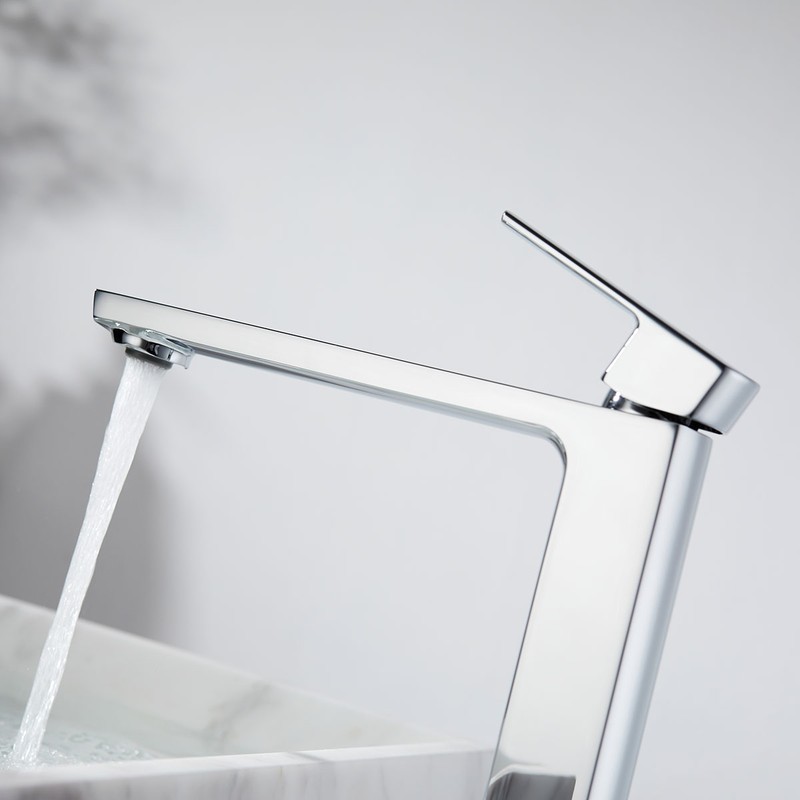 Смеситель для накладной раковины Vincea Next VBF-1N2CH , хром