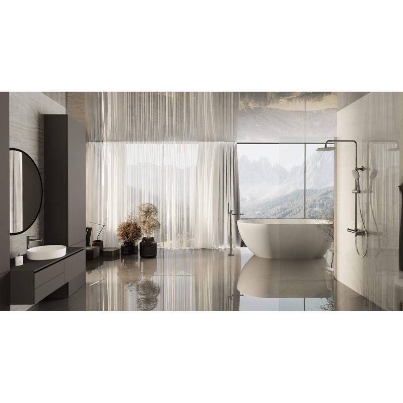 Душевая стойка Vincea  Rondo VSFS-1R0CH без излива, хром