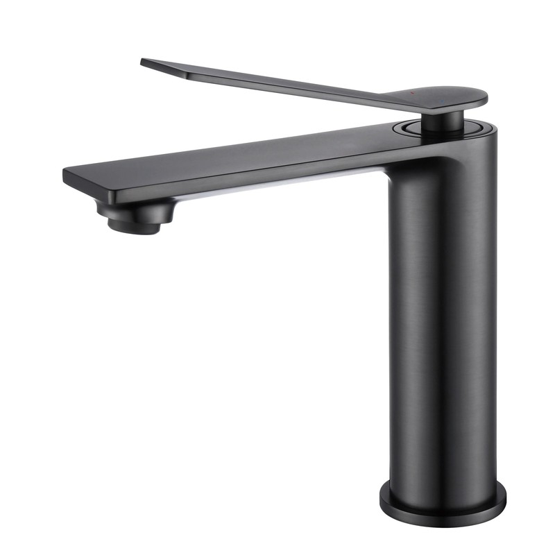 Смеситель для раковины Vincea Verse VBF-2VE1GM , вороненая сталь