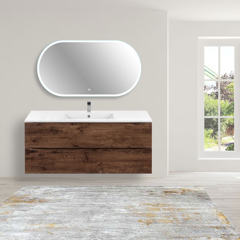 Тумба под раковину Vincea Mia 120 VMC-2MC120RW подвесная R.Wood