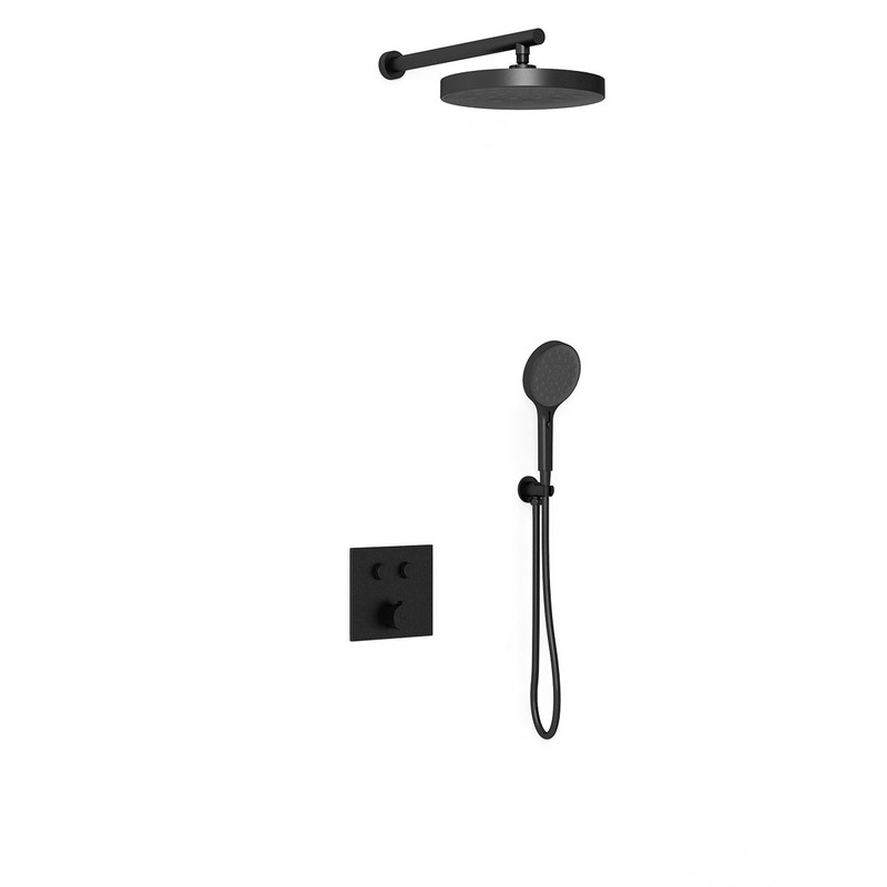 Душевой комплект Vincea  VSFW-4I212RMB встраиваемый, двухрежимный, черный