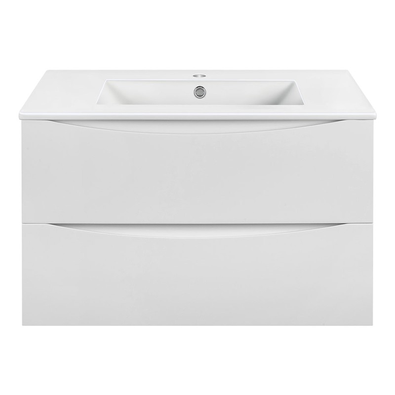 Тумба под раковину Vincea Mia 75 VMC-2MC750GW подвесная G.White