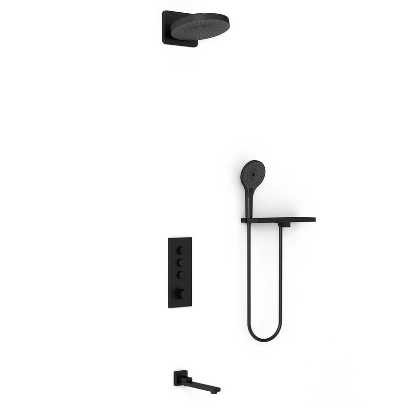 Душевой комплект Vincea  VSFW-433TI1RMB встраиваемый, черный