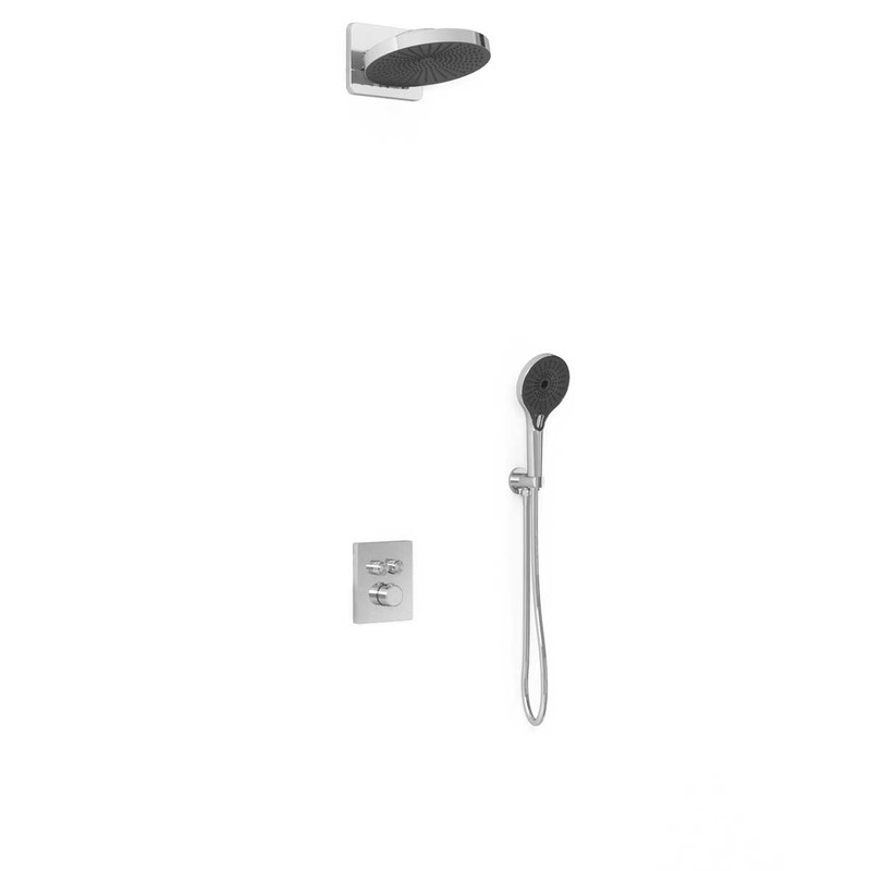 Душевой комплект Vincea  Inspire VSFW-3I21MT1CH встраиваемый, термостатический, двухрежимный, хром