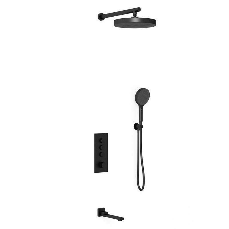 Душевой комплект Vincea  VSFW-433TI2MB встраиваемый, черный