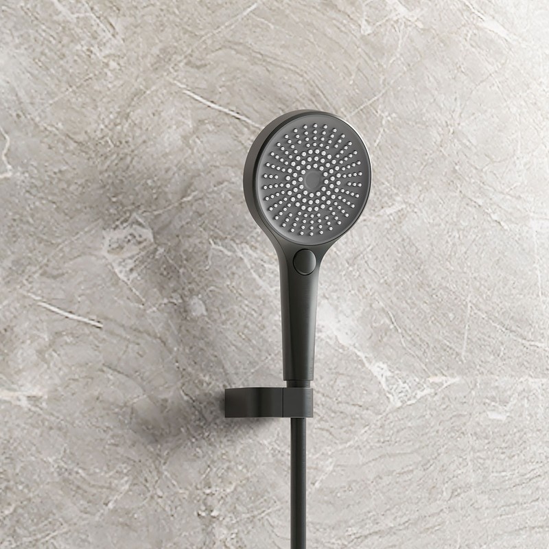 Душевой комплект Vincea  Futura VSFW-2F12TMB термостатический встраиваемый, 3 режима, черный матовый