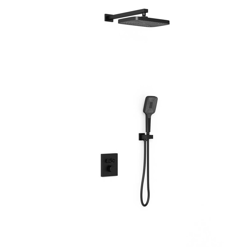 Душевой комплект Vincea  VSFW-321MT1MB встраиваемый, термостатический, двухрежимный, черный