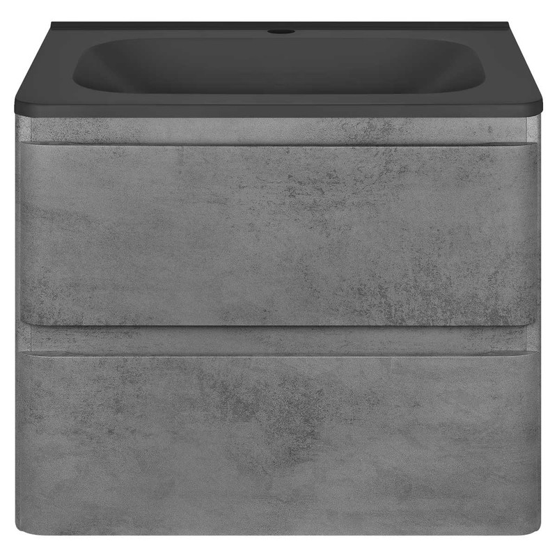 Тумба под раковину Vincea Vico VMC-2V600BT подвесная Beton