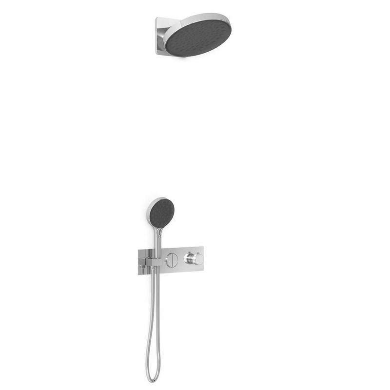 Душевой комплект Vincea  VSFW-422TI3CH встраиваемый, термостатический, двухрежимный, хром