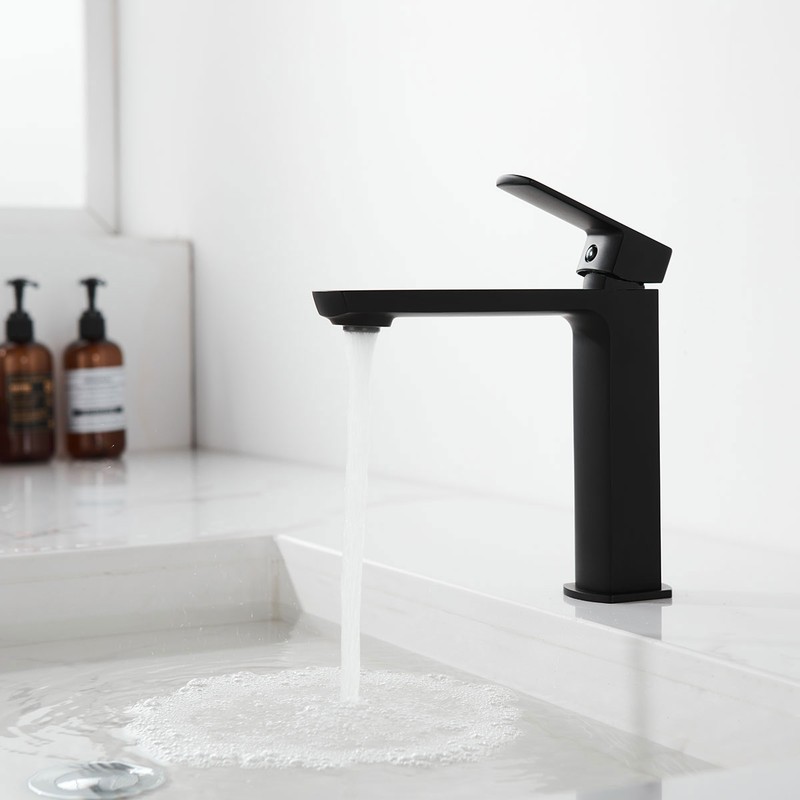 Смеситель для раковины Vincea Next VBF-1N1MB , черный