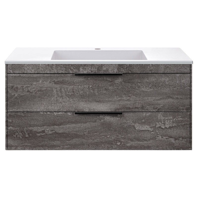 Тумба под раковину Vincea Chiara 2D 100 VMC-2C2100GS подвесная G.Stone