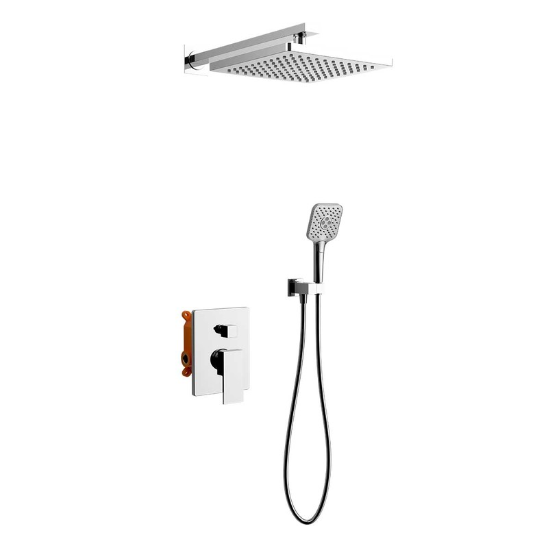 Душевой комплект Vincea  Next VSFW-1N1CH, встраиваемый, 2 режима, ограничитель давления Hi Box, хром