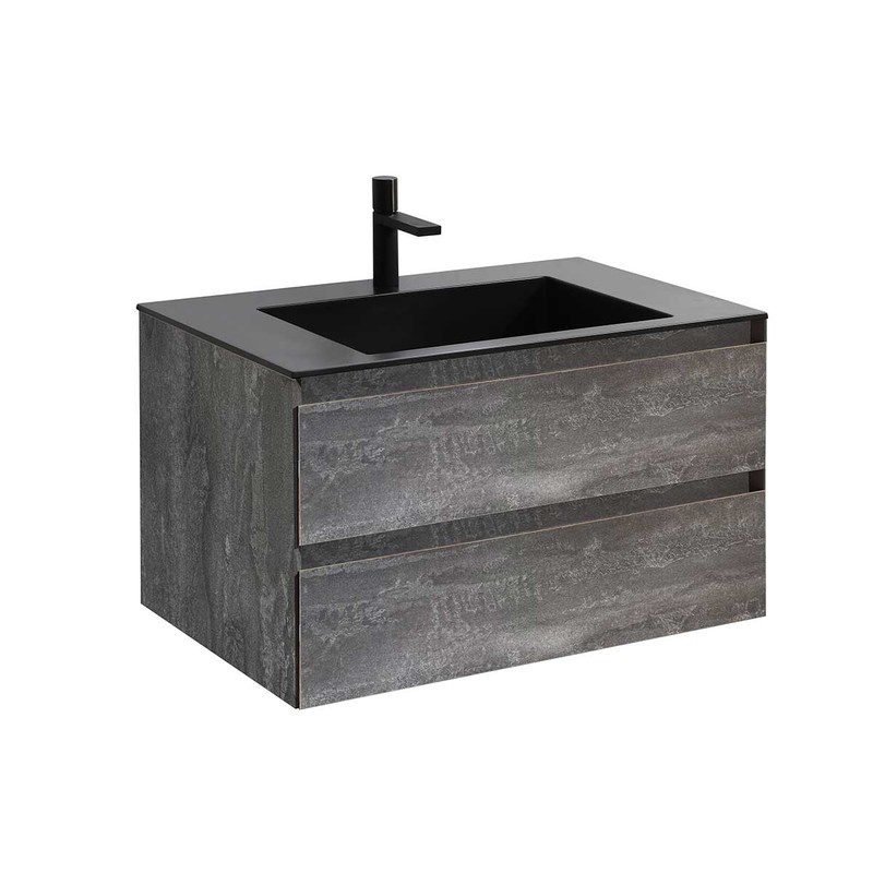 Тумба под раковину Vincea Luka 80 VMC-2L800GS подвесная G.Stone