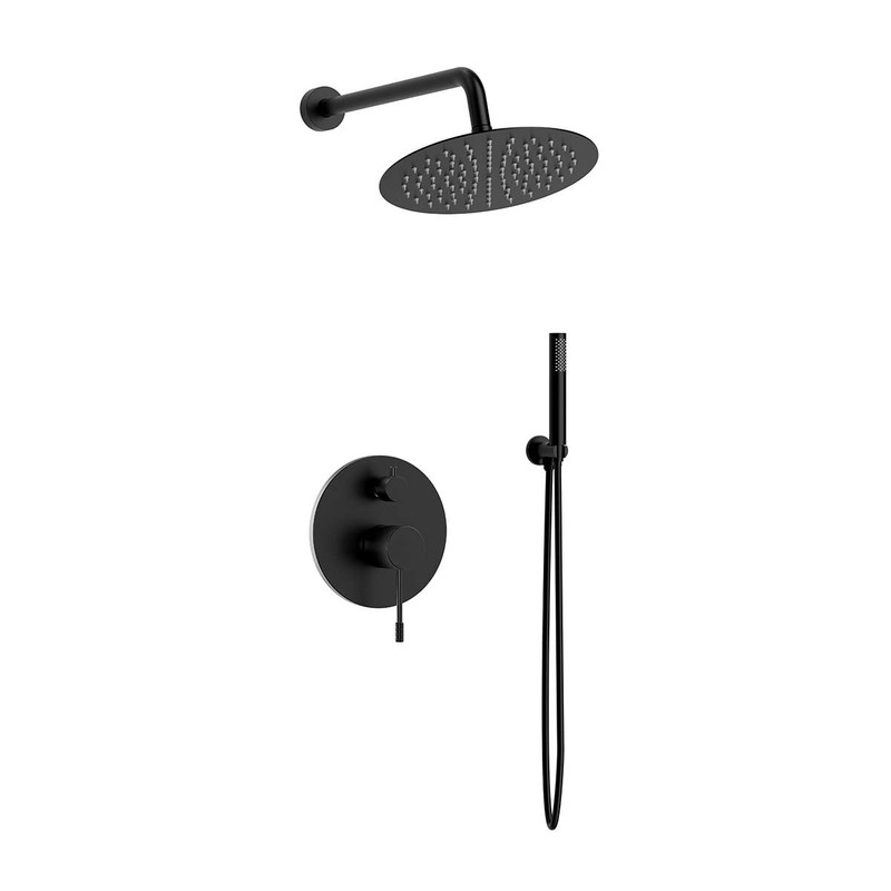 Душевой комплект Vincea  Desire VSFW-1D1MB, встраиваемый, 2 режима, черный