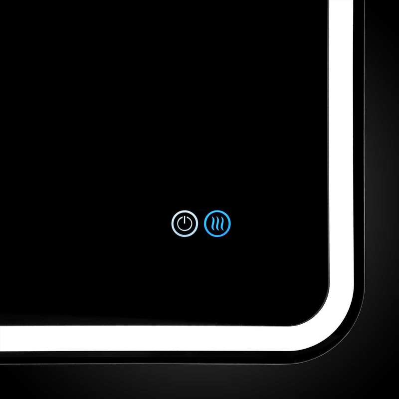 Зеркало LED Vincea  VLM-3VC60-2 60х80 c сенсорным выключателем и диммером, антизапотевание