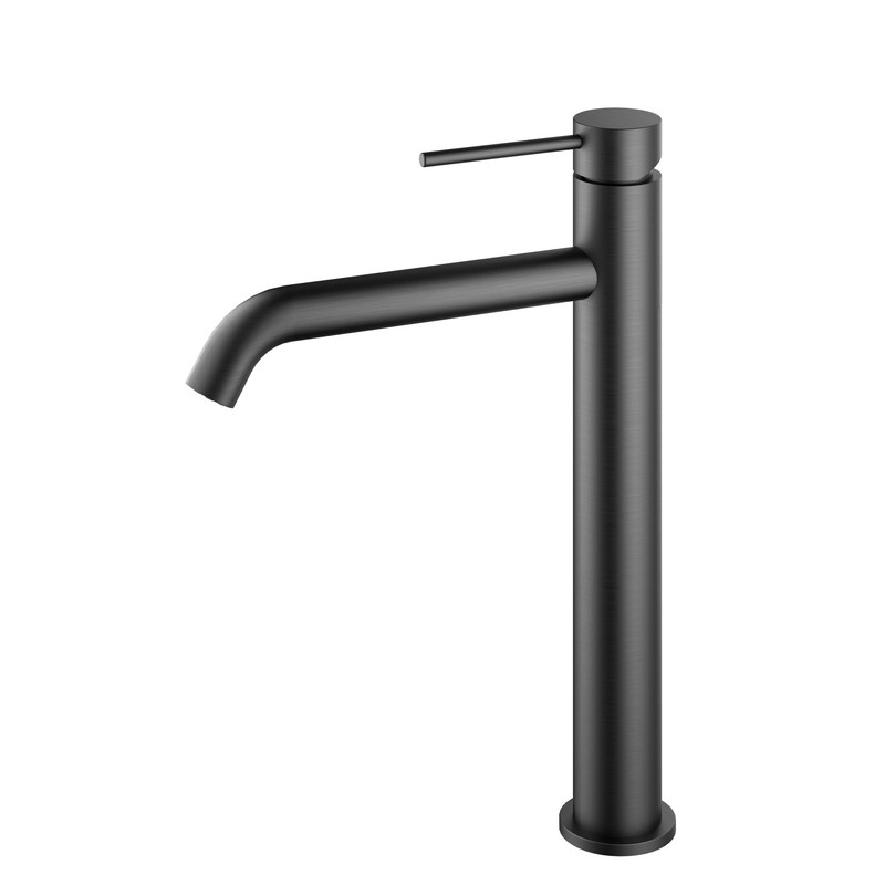 Смеситель для раковины Vincea City VBF-2C2GM , вороненая сталь