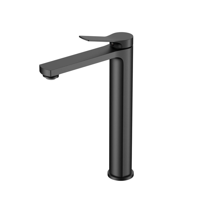 Смеситель для раковины Vincea Arco VBF-4AR02MB, черный матовый