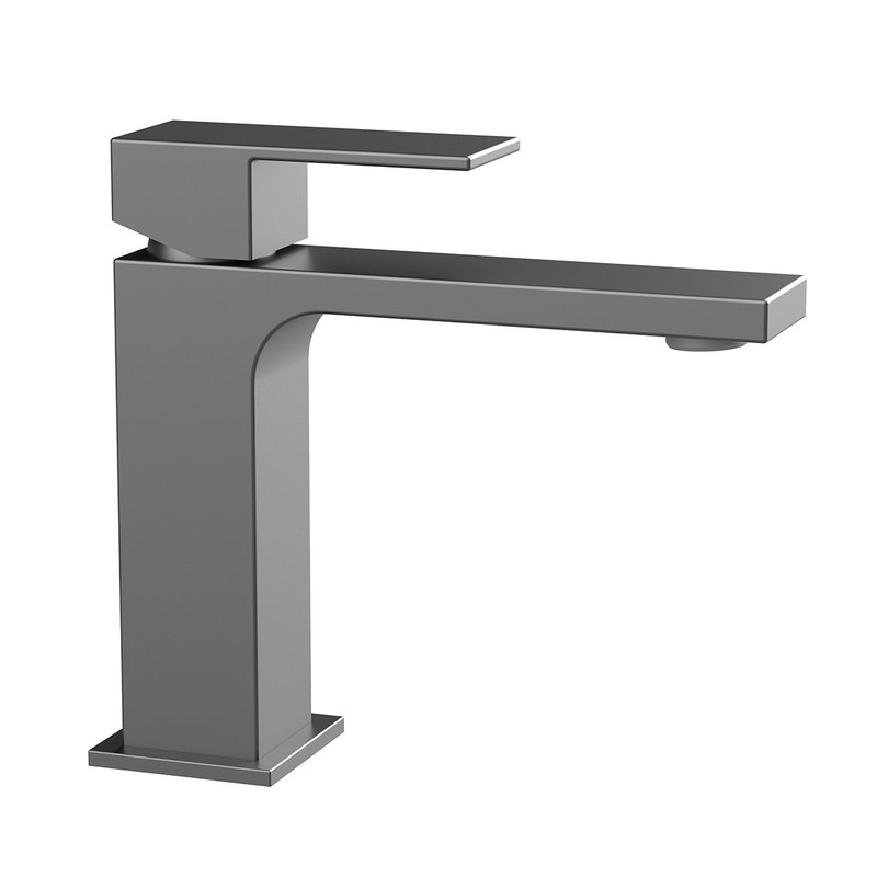 Смеситель для раковины Vincea Cube VBF-1C01GM , вороненая сталь