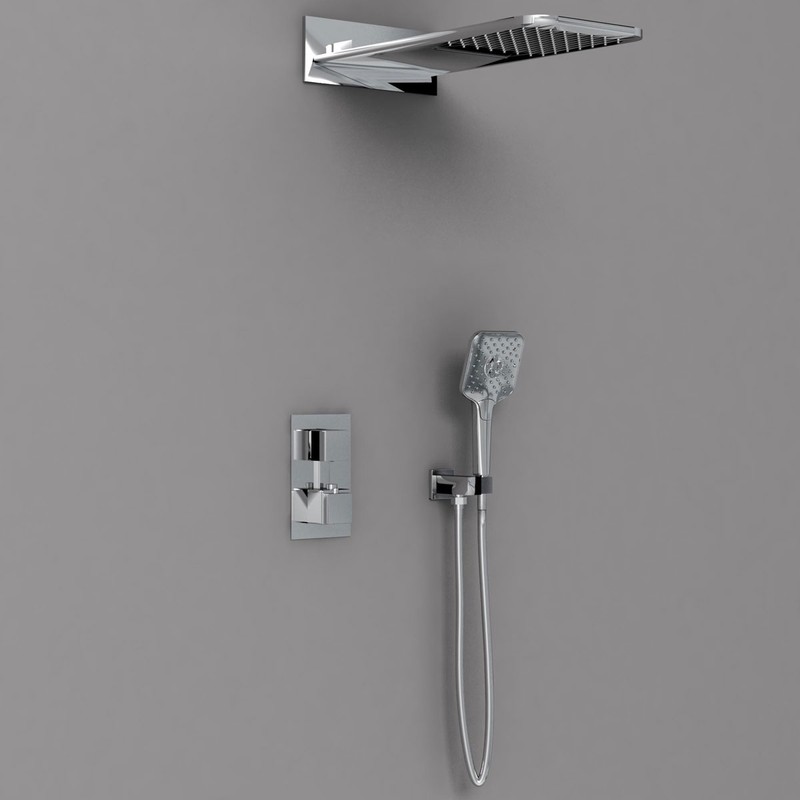 Душевой комплект Vincea  VSFW-103TCH термостатический встраиваемый, двухрежимный, хром