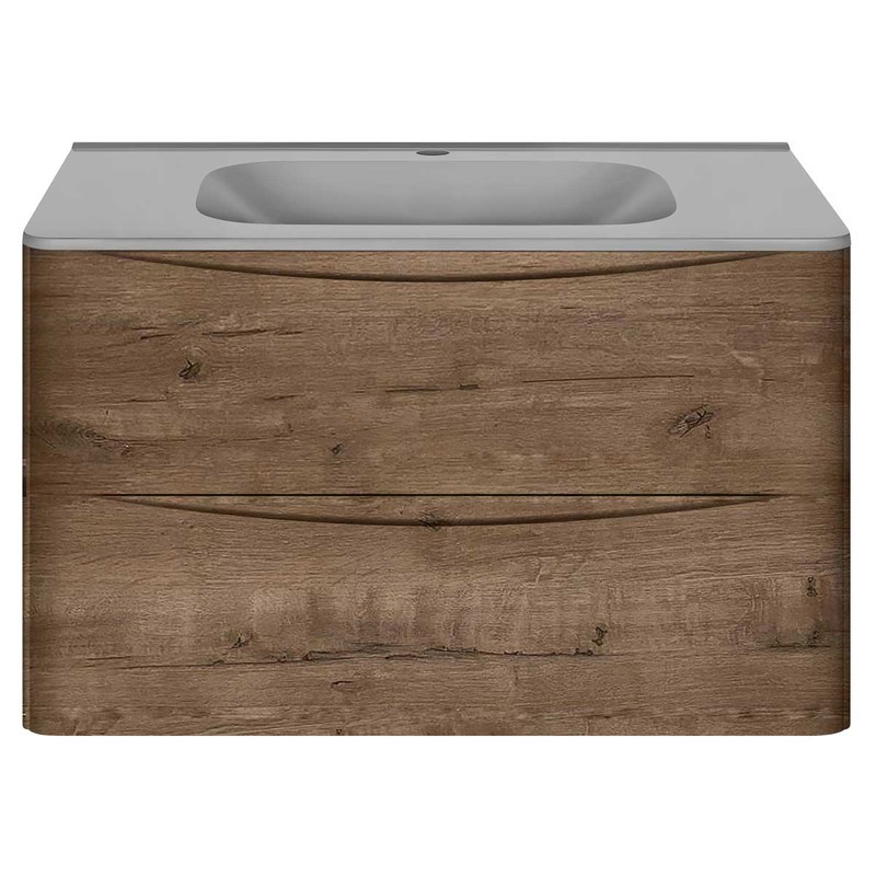Тумба под раковину Vincea Paola 80 VMC-2P800VO подвесная V.Oak