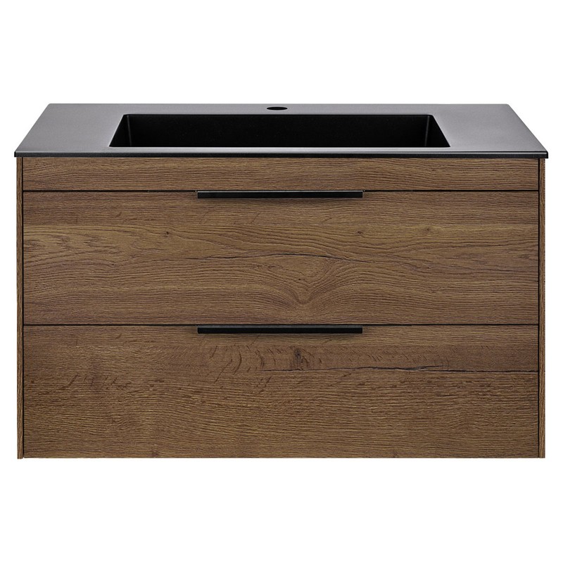 Тумба под раковину Vincea Chiara 2D 80 VMC-2C2800TO подвесная T.Oak