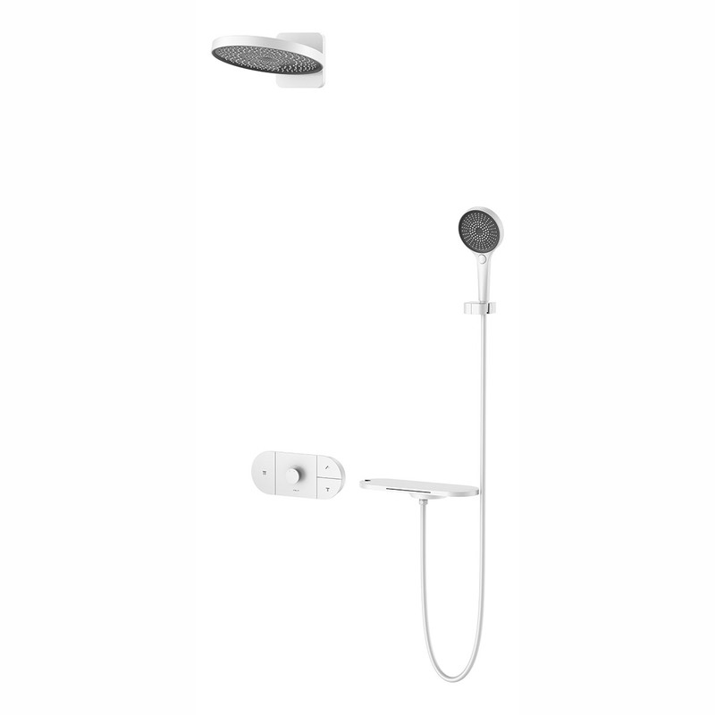Душевой комплект Vincea  Futura VSFW-2F12TMW термостатический встраиваемый, 3 режима, белый матовый