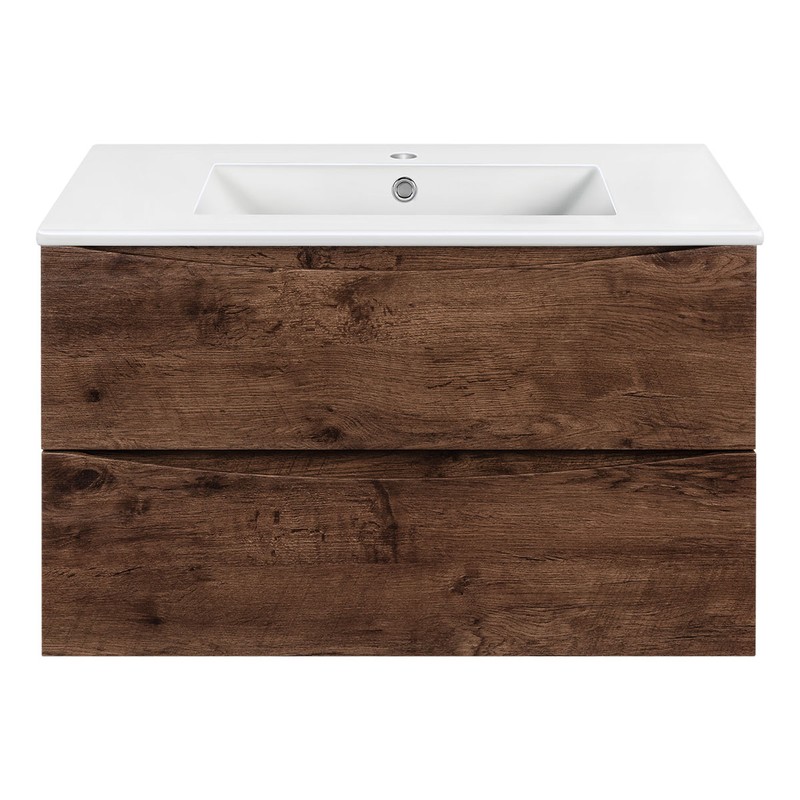 Тумба под раковину Vincea Mia 80 VMC-2MC800RW подвесная R.Wood