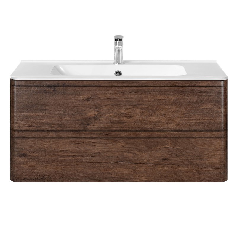 Тумба под раковину Vincea Vico 100 VMC-2V100RW подвесная R.Wood