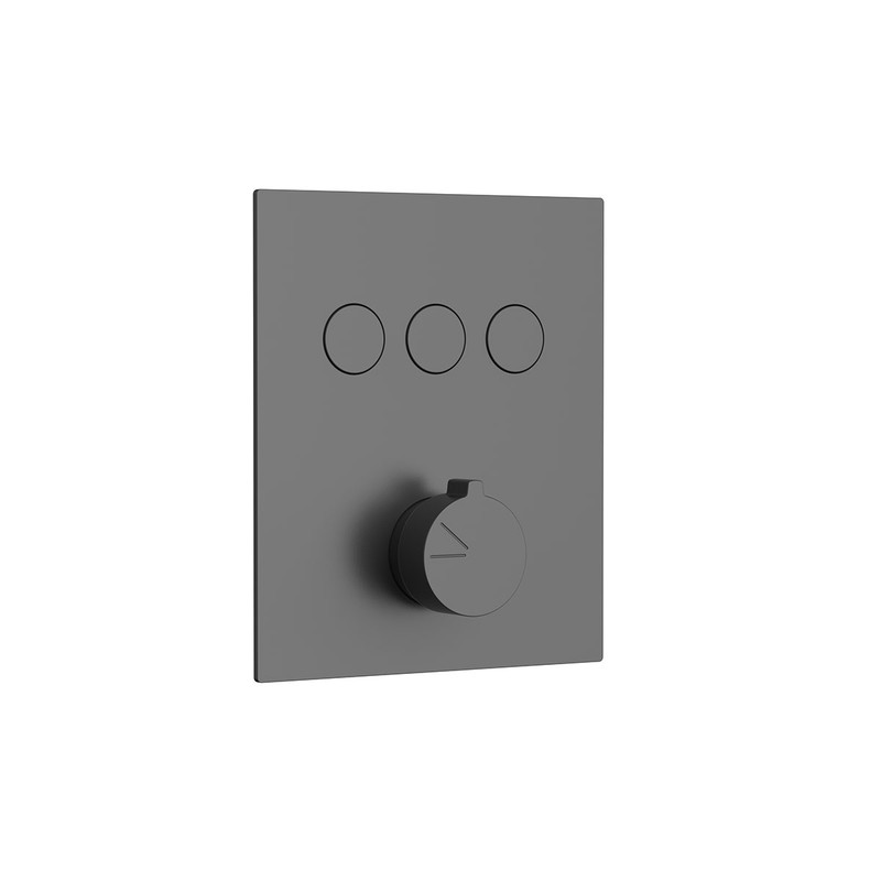 Душевой комплект Vincea  VSFW-4311RGM встраиваемый, 3 режима, вороненая сталь