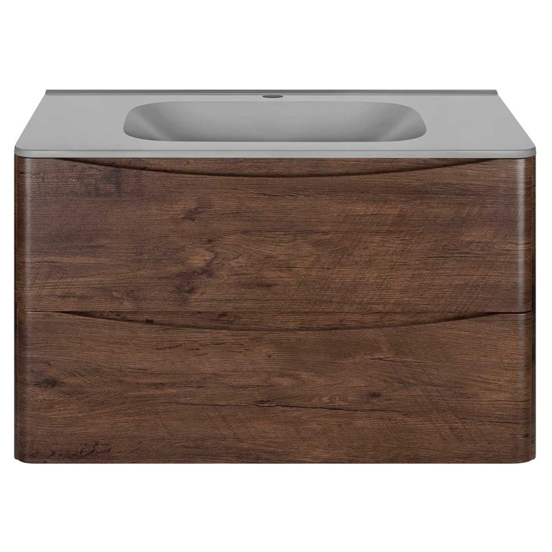 Тумба под раковину Vincea Paola VMC-2P800RW подвесная R.Wood