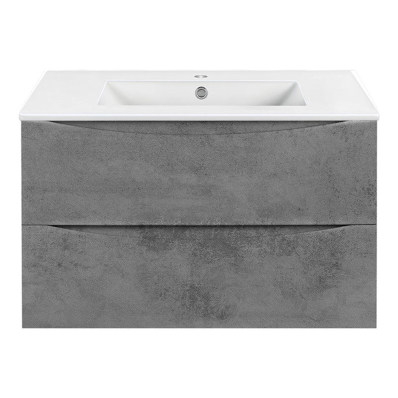 Тумба под раковину Vincea Mia 80 VMC-2MC800BT подвесная Beton