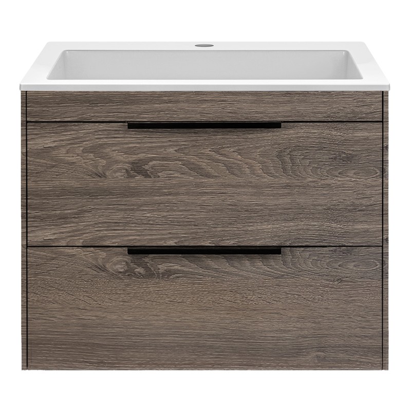 Тумба под раковину Vincea Chiara 2D 60 VMC-2C2600RO подвесная R.Oak