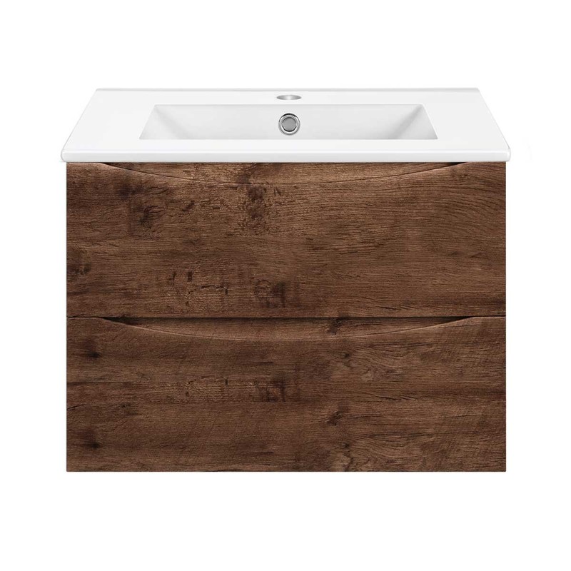 Тумба под раковину Vincea Mia Slim 70 VMC-2MC700S1RW подвесная R.Wood