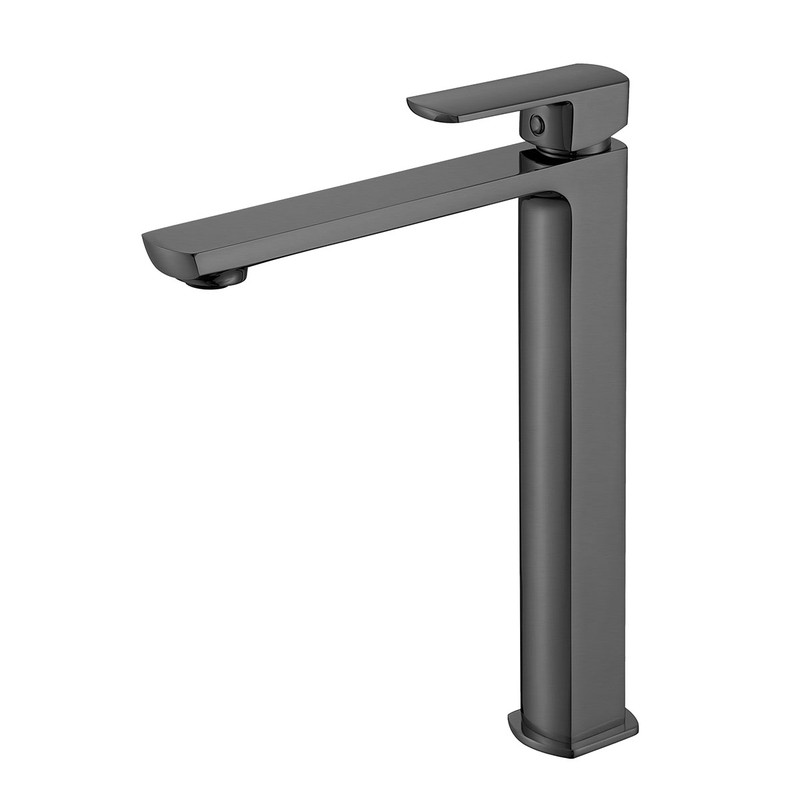 Смеситель для накладной раковины Vincea Next VBF-1N2GM , вороненная сталь