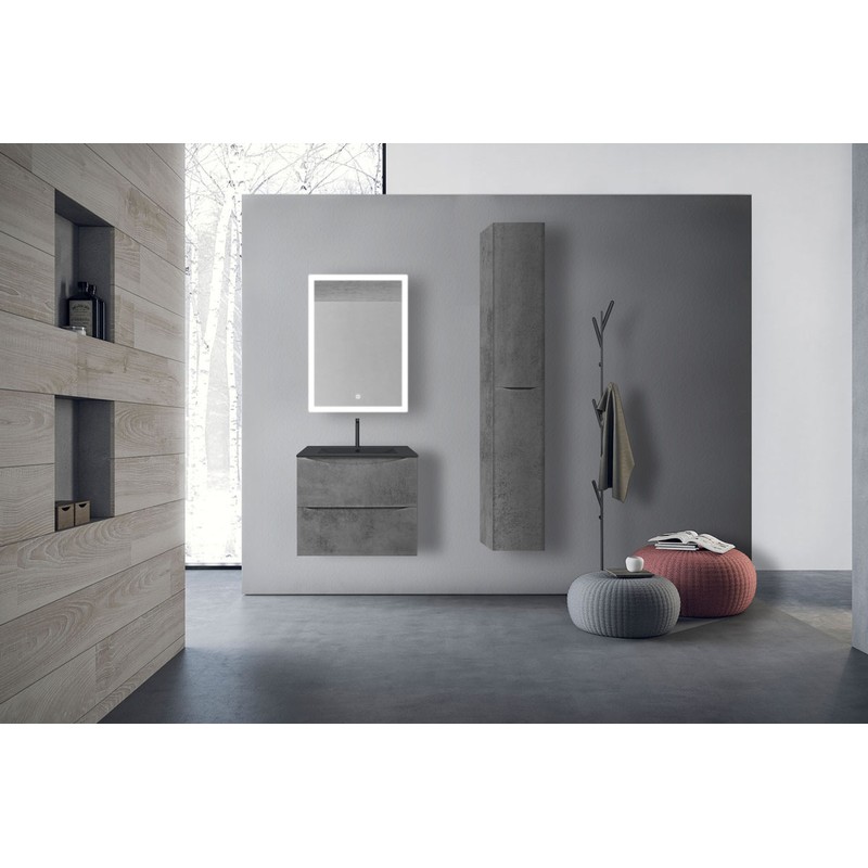 Тумба под раковину Vincea Mia 60 VMC-2MC600BT подвесная Beton