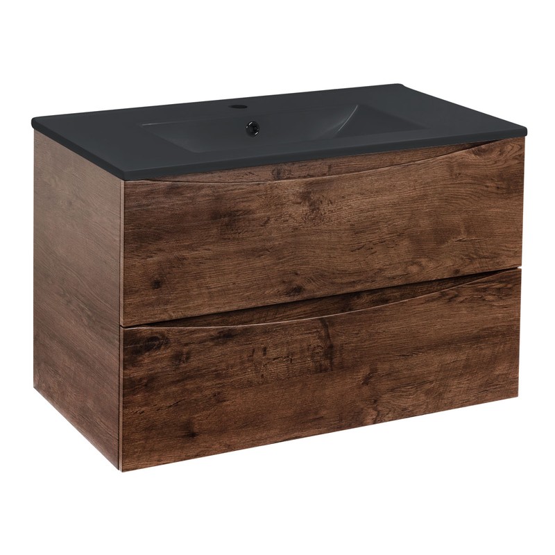 Тумба под раковину Vincea Mia 80 VMC-2MC800RW подвесная R.Wood