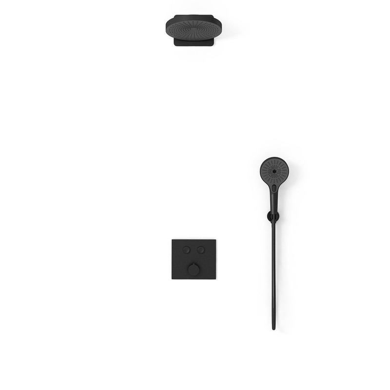 Душевой комплект Vincea  VSFW-4I211MB встраиваемый, черный