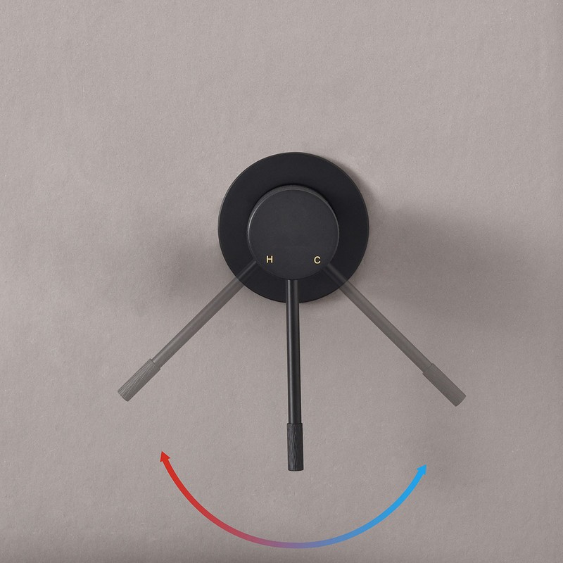 Смеситель для раковины Vincea Desire VBFW-1D1MB встраиваемый , черный