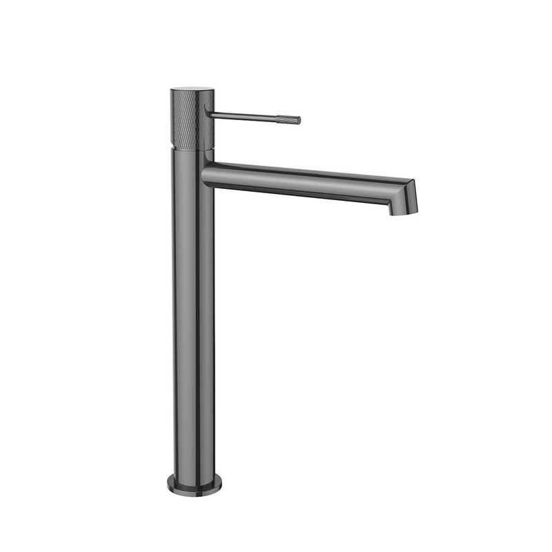 Смеситель для накладной раковины Vincea Desire VBF-1D2GM , вороненая сталь