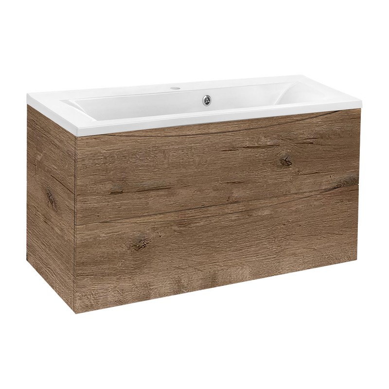 Тумба под раковину Vincea Mia 90 VMC-2MA900VO подвесная V.Oak