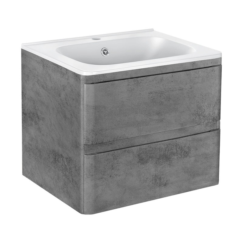 Тумба под раковину Vincea Vico VMC-2V600BT подвесная Beton