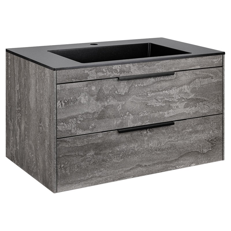 Тумба под раковину Vincea Chiara 2D 80 VMC-2C2800GS подвесная G.Stone