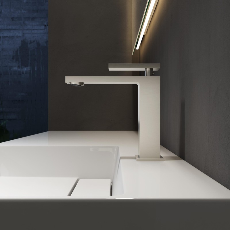 Смеситель для раковины Vincea Dice VBF-2DS1BN , сатин