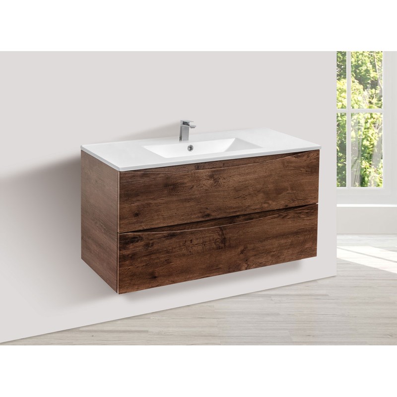 Тумба под раковину Vincea Mia 100 VMC-2MC100RW подвесная R.Wood