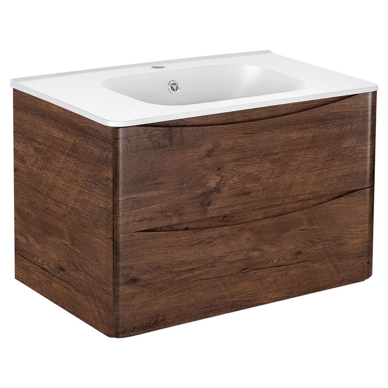 Тумба под раковину Vincea Paola VMC-2P800RW подвесная R.Wood