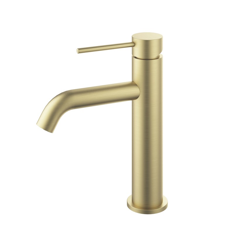 Смеситель для раковины Vincea City VBF-2C1BG , брашированное золото