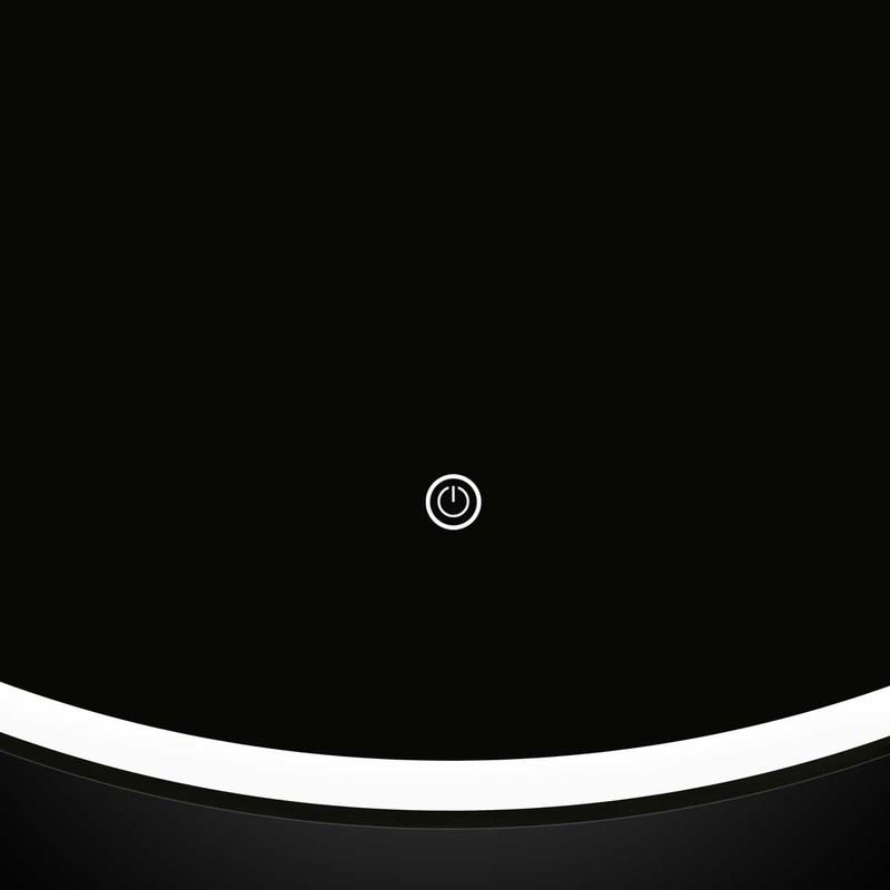 Зеркало LED Vincea  VLM-3DE80 80x80 c сенсорным выключателем и диммером