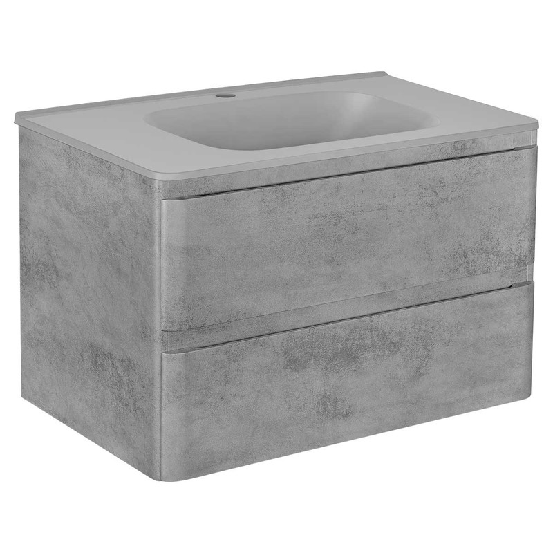 Тумба под раковину Vincea Vico VMC-2V800BT подвесная Beton