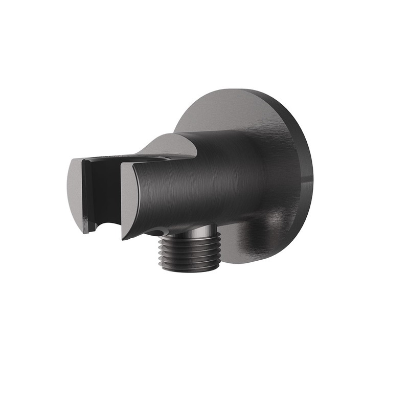 Душевой комплект Vincea  Inspire VSFW-3I22MT2GM встраиваемый, термостат, двухрежимный, вороненая сталь