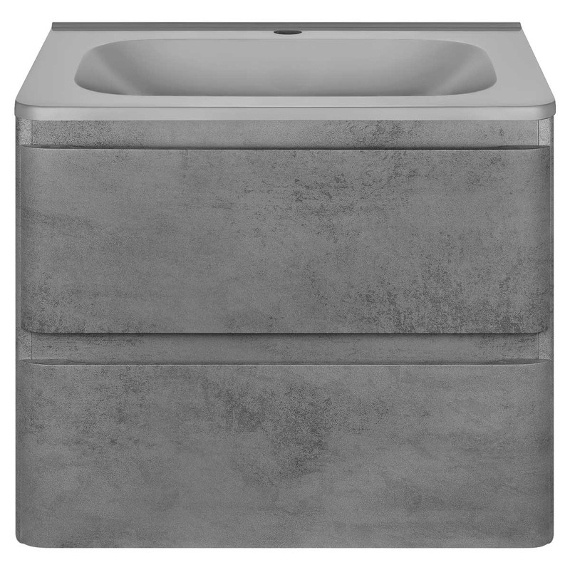 Тумба под раковину Vincea Vico VMC-2V600BT подвесная Beton